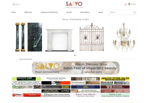 SalvoWEB | Architectural Salvage, Reclamation Yards, UK, USA and more
